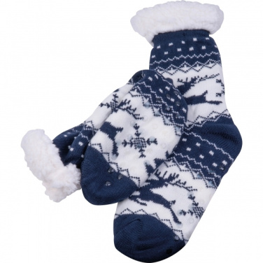 Logo trade promotional giveaways image of: Christmas socks NATAL