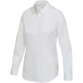 Citrine twill women's shirt, White