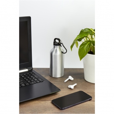 Logo trade firmakingid foto: Oregon 400 ml alumiiniumist veepudel karabiiniga