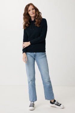 Logo trade firmakingid foto: Iqoniq Rila kerge taaskasutatud puuvillast kapuutsiga pusa