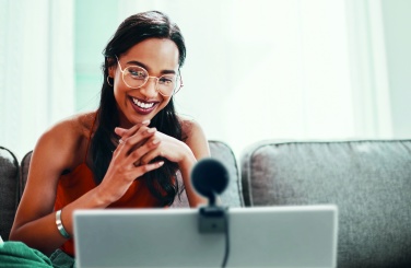 Logo trade reklaamkingituse pilt: 1080P HD veebikaamera ja helina tuli