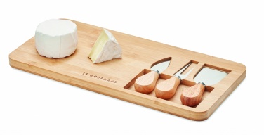 Logotrade reklaamkingid pilt: Bamboo Cheese lauakomplekt Leipzig