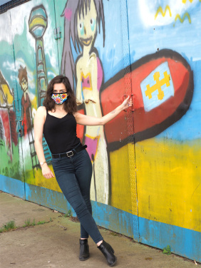 Logo trade ärikingi pilt: MARS PRO puuvillane mask (suurus M) koos tasku ja HEPA-filtriga 1380165