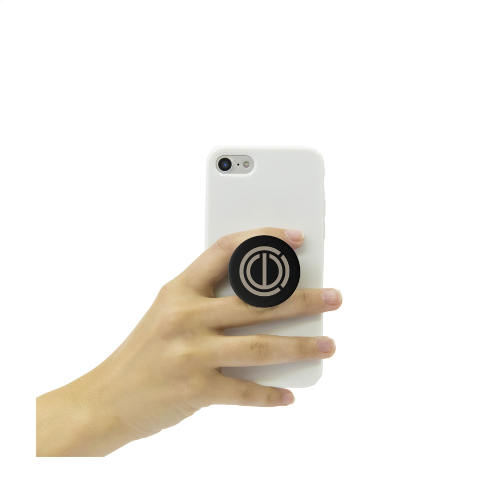 Logo trade meened foto: PopSockets® alumiiniumist telefonihoidja