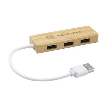 Logotrade meened pilt: Bambusest USB-jaotur