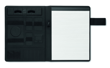 Logotrade meene foto: BURGUS A4 kaust ja juhtmevaba laadija