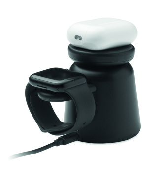 Logotrade meened pilt: 3-ühes juhtmevaba laadija 15W SIMPA