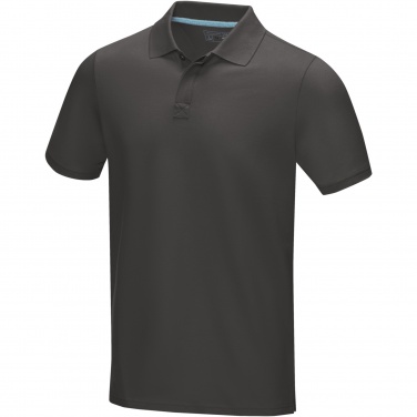 Logotrade mainostuote tuotekuva: Graphite short sleeve men’s organic polo