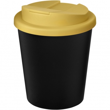 Logo trade liikelahja kuva: Americano® Espresso Eco 250 ml kahvimuki kierrätetystä materiaalista. Läikkymätön kansi.