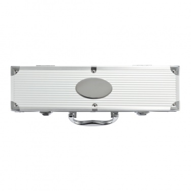 Logo trade liikelahja mainoslahja tuotekuva: 3 kpl BBQ-setti alumiinirasiassa