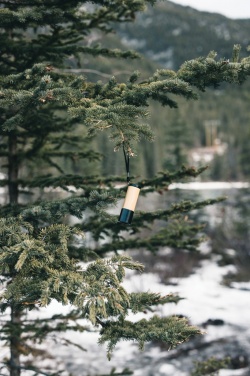 Logotrade mainoslahjat ja liikelahjat tuotekuva: Bambu- ja RCS-kierrätysmuovitaskulamppu