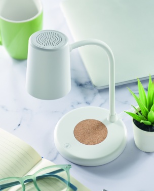 Logo trade mainoslahja kuva: Lamppu langattomalla laturilla