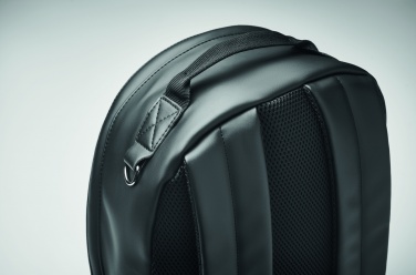 Logotrade mainostuote tuotekuva: 15'' pehmeä PU-tietokonereppu      MO223