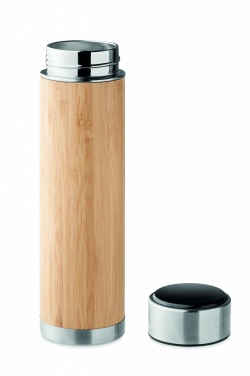 Logo trade liikelahjat mainoslahjat kuva: Bambu termospullo 480 ml PANAY