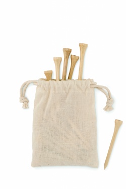 Logo trade liikelahja kuva: Bambu golf tiisetti