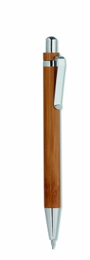 Logo trade mainoslahja kuva: Bambuinen kynä- ja lyijykynäsetti