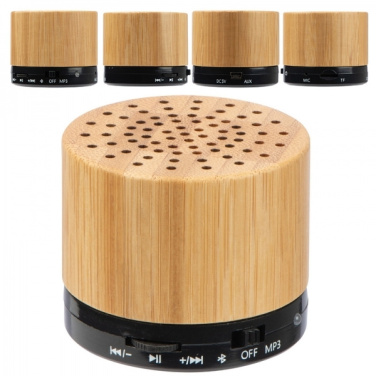 Logotrade mainoslahja ja liikelahja kuva: Bambu Bluetooth-kaiutin FLEEDWOOD