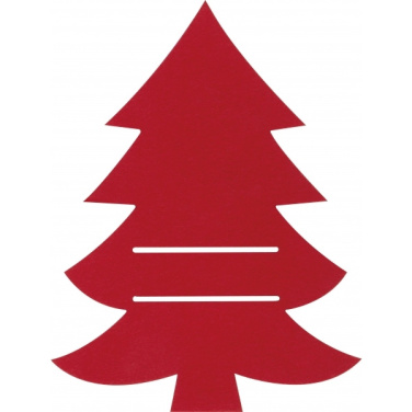 Logotrade liikelahja tuotekuva: Ruokailuvälinetyyny joulukuusen muotoinen DUFFEL