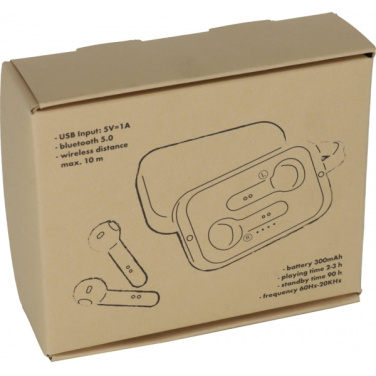 Logo trade liikelahja mainoslahja tuotekuva: Bluetooth-kuulokkeet BARCELONA