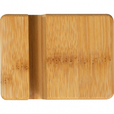 Logo trade mainoslahja kuva: Bambuinen älypuhelinteline SAN SEBASTIAN