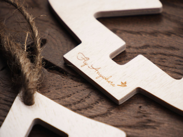 Logotrade liikelahjat mainoslahjat tuotekuva: Puinen joulukoriste 1855121