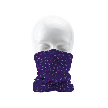 Logotrade mainoslahjat ja liikelahjat tuotekuva: Monikäyttöinen Bandana RPET -huivi, joka painatus