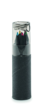 Logo trade liikelahjat tuotekuva: 6 mustaa värikynää