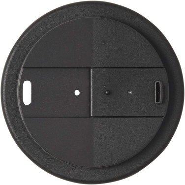 Logo trade liikelahja mainoslahja tuotekuva: Americano® Eco 350 ml kierrätysmuki läikkymättömällä kannella