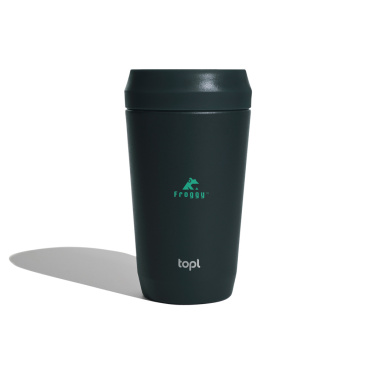 Logotrade mainostuote tuotekuva: Topl Recycled Steel To Go Tumbler Patented 360 Lid 354ml