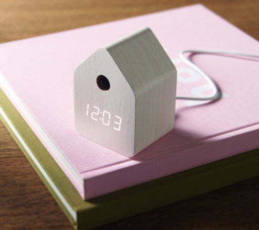 Logotrade mainoslahja tuotekuva: MDF-käkiherätyskello