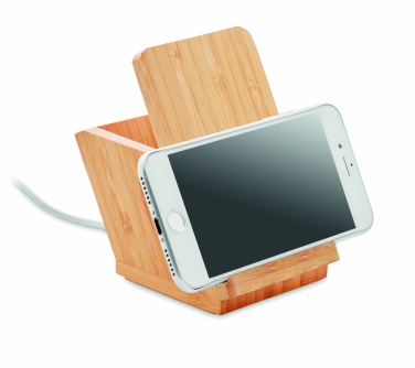 Logotrade Ideja dāvanas foto: Bezvadu lādētāja pildspalvas turētājs 5W BAICOI