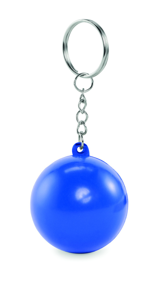 Лого трейд бизнес-подарки фото: PU ball shape key ring