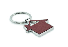 House shaped key ring