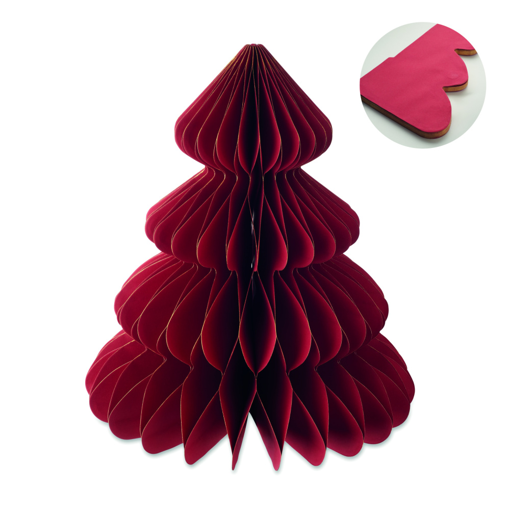 Логотрейд pекламные cувениры картинка: Paper Xmas tree decoration