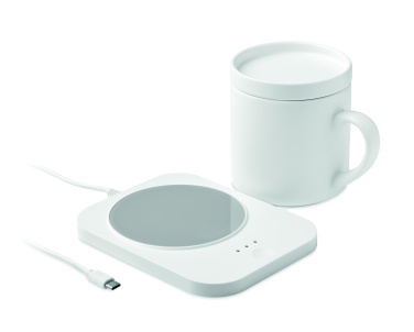Логотрейд бизнес-подарки картинка: Wireless charger mug warmer set