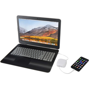 Логотрейд pекламные cувениры картинка: Gloas 5-в-1 переработанный выдвижной кабель для синхронизации данных и быстрой зарядки 100 Вт с набором инструментов для смартфона