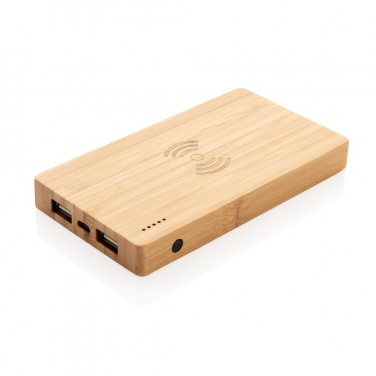 Logotrade profilprodukter bild: Bambu 4.000 mAh trådlös 5W powerbank