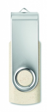 Logotrade reklamprodukter bild: Wheat straw PP 50/50 USB 16GB