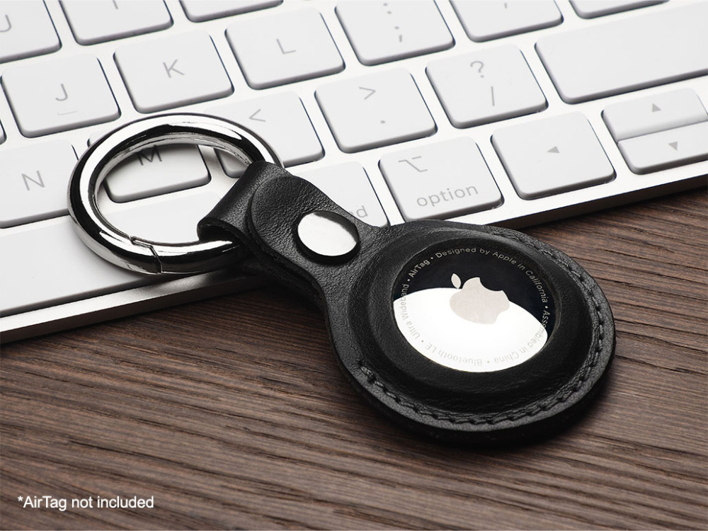 Logotrade profilprodukter bild: Nyckelring med hållare för AirTag 1914141