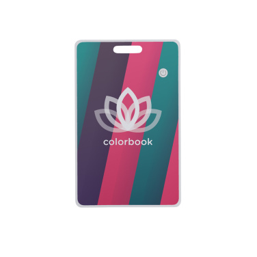 Logotrade profilreklam bild: Findit RCS plast ultratunt spårningskort uppladdningsbart